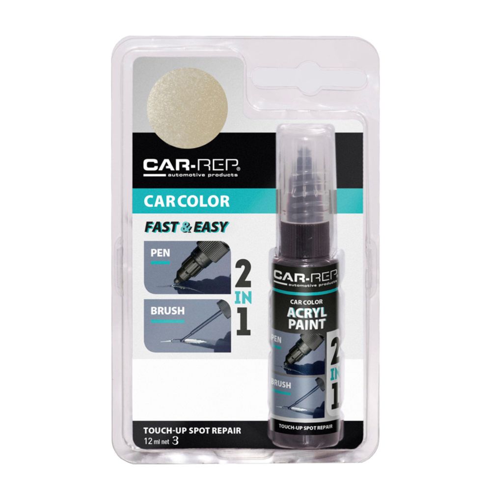 CAR-REP Touch-up korrigeerimispliiats 12 ml 127030 Silver metallic