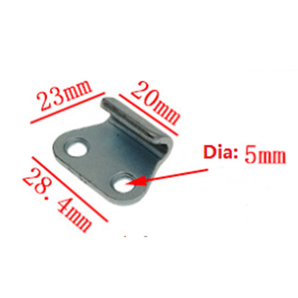 Lavalukon vastakappale ruuvattava 20 mm 2 kpl