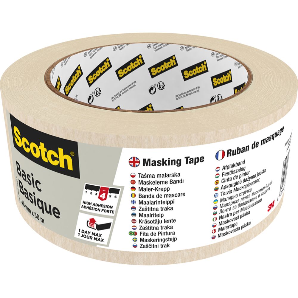 Scotch Basic maalarinteippi 48 mm x 50 m