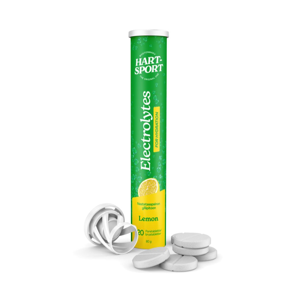 Hart-Sport Electrolytes Poretabletti sitruuna 20 tbl
