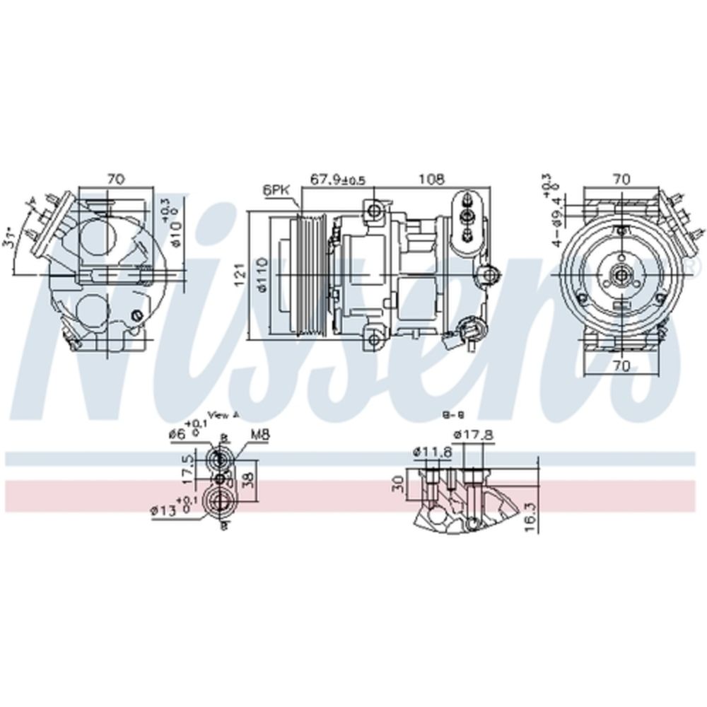 Ilmastointilaitteen kompressori 30-05063