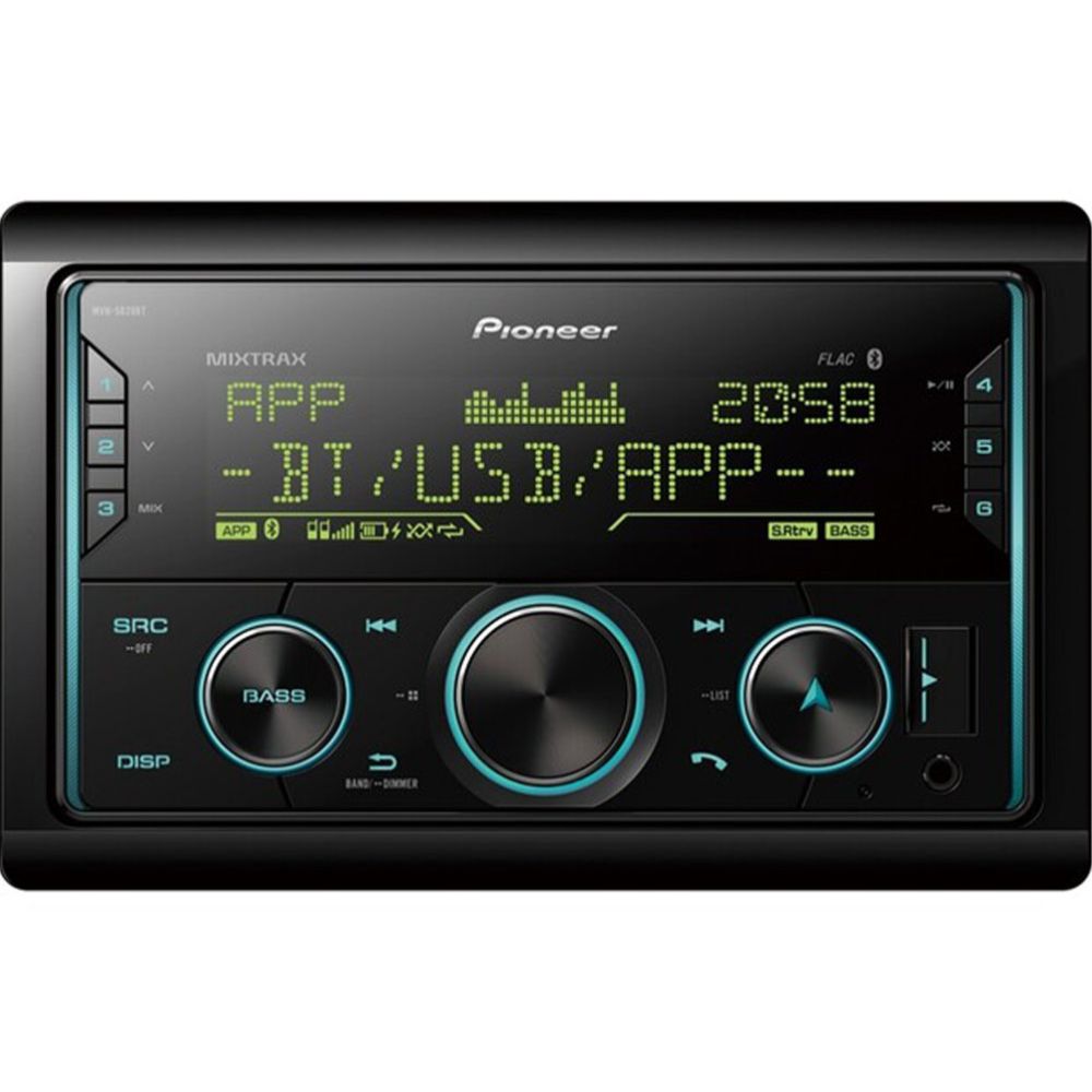 Pioneer MVH-S620BT 2-Din bilstereo med bluetooth