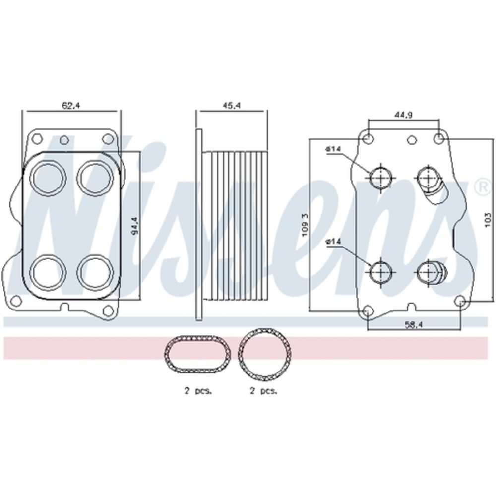 Öljynjäähdytin 30-04252