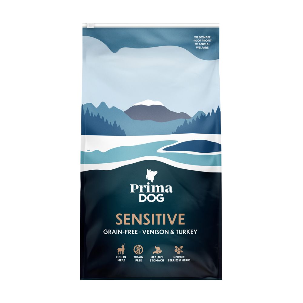 PrimaDog koeratoit hirve- ja kalkunilihaga teraviljavaba 10 kg