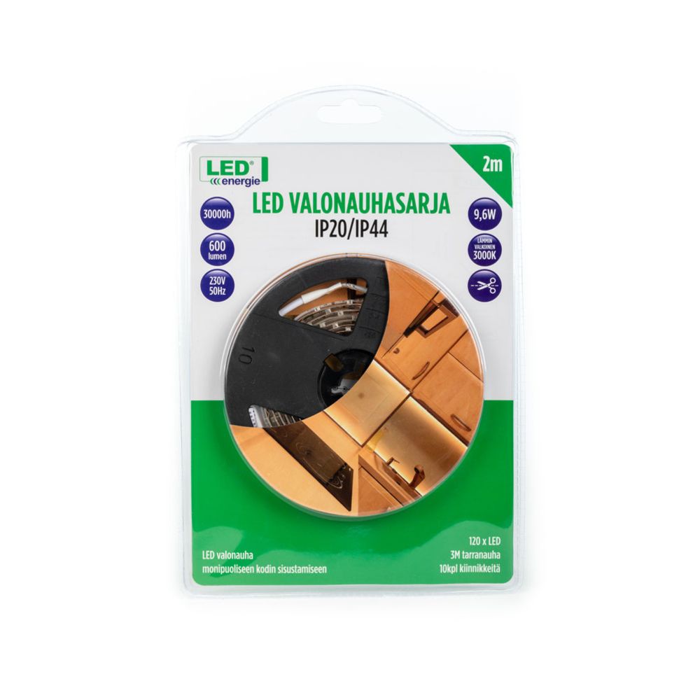 LED-slinga 2 m 9,6 W 3000 K 600 lm IP44/IP20