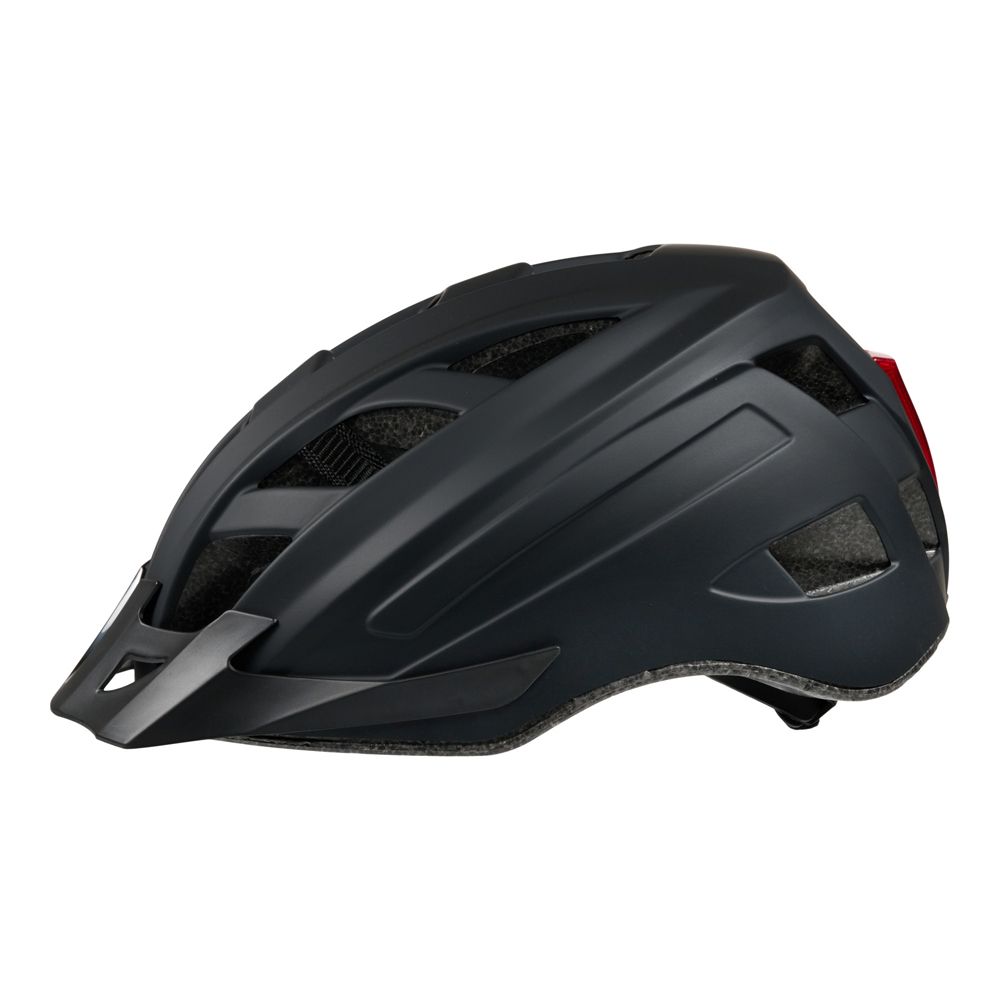 Fastr Urban cykelhjälm för barn mattsvart 48-54 cm