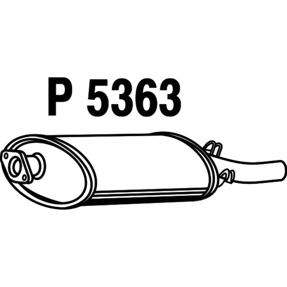 Takaäänenvaimentaja 14-5363