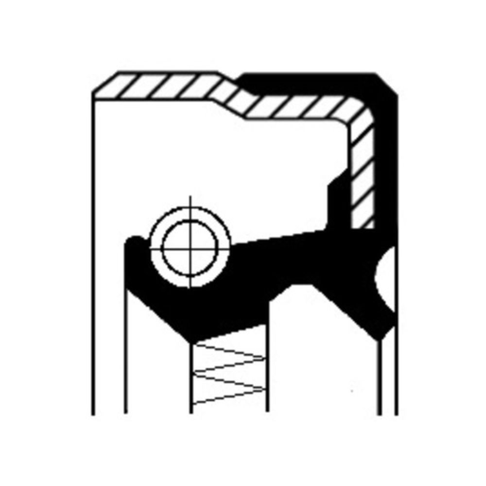 Oljetätningsring, differential 27-9712