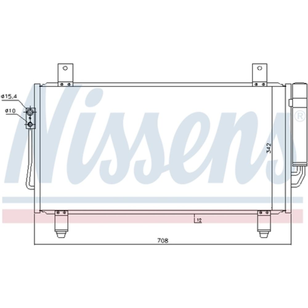 Ilmastointilaitteen lauhdutin 30-03657