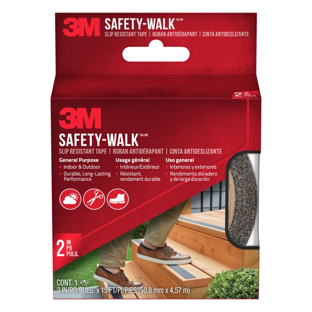3M Safety Walk liukuesteteippi musta 50,8 mm x 4,57 m