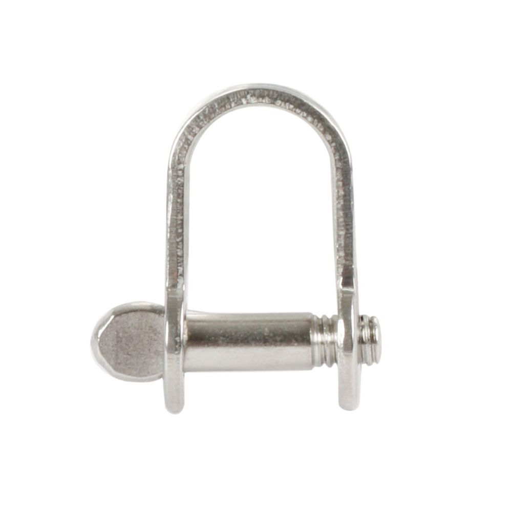 Naviquest D-schackel tunn 4 x 10 x 15 mm AISI 316