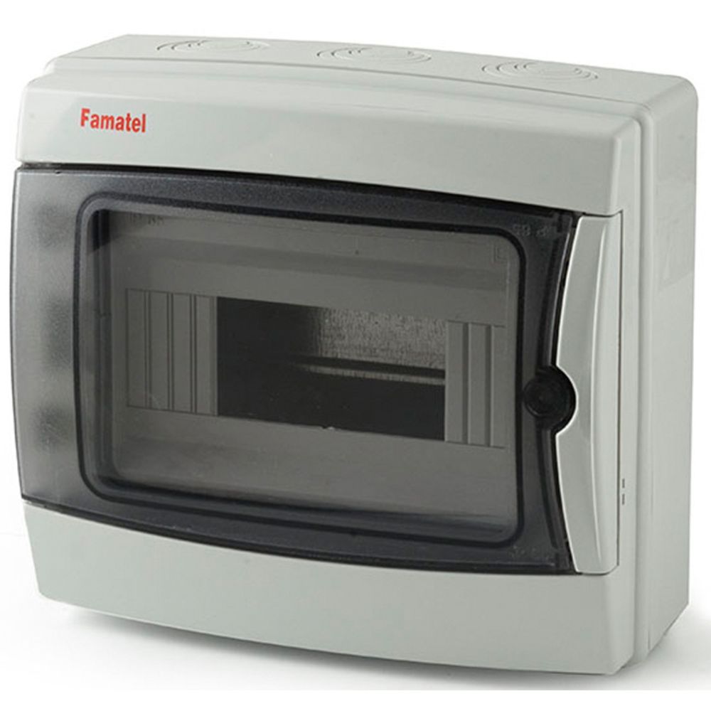 Famatel modulkapsling 8 moduler IP65 yta