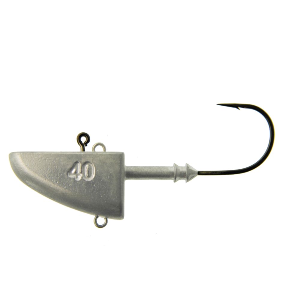 K.P Mustad Fish head Vertical jiggskalle 2 st.