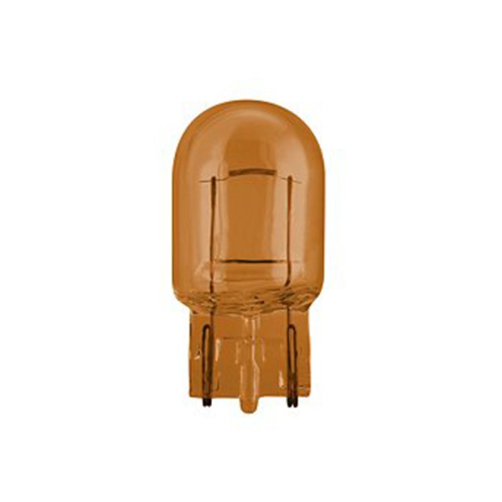 Philips klaassokliga pirnid, 2 tk, 12V 21W WY21W (T20) oranž