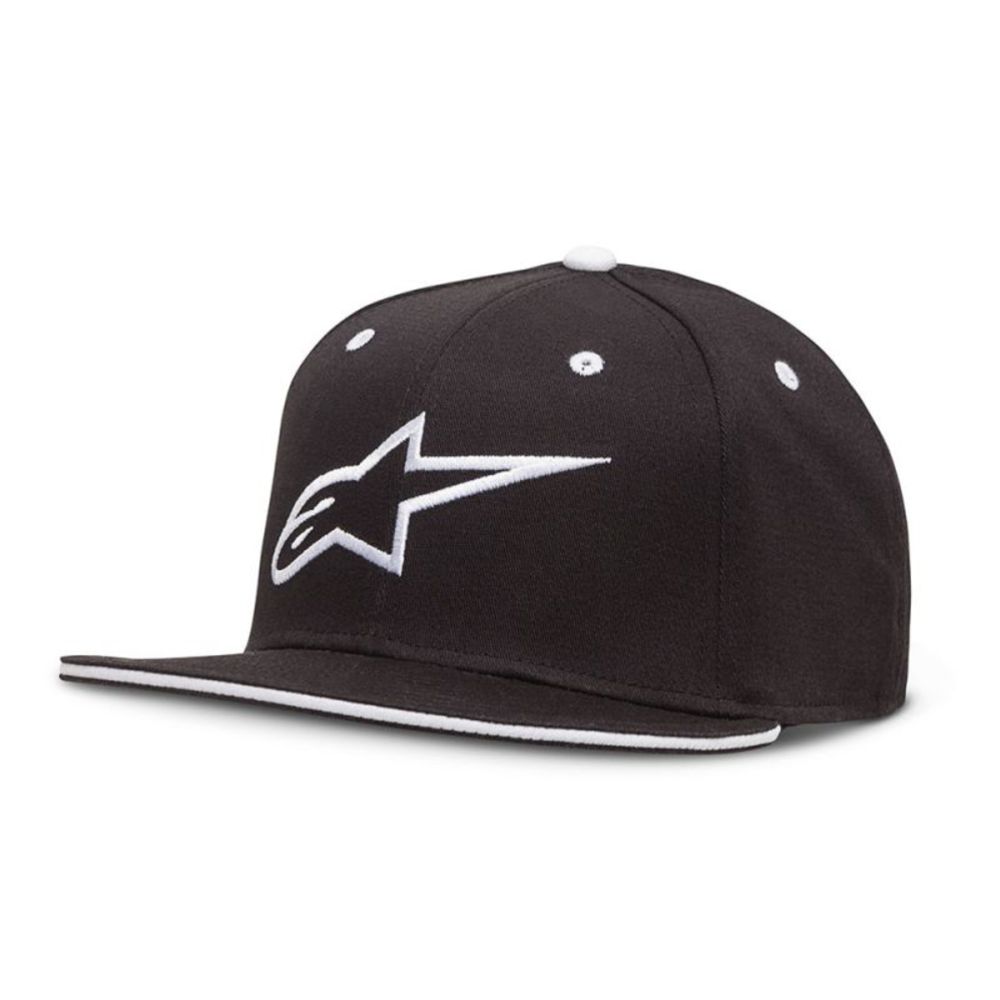 Alpinestars Ageless Flatbill keps svart/vit