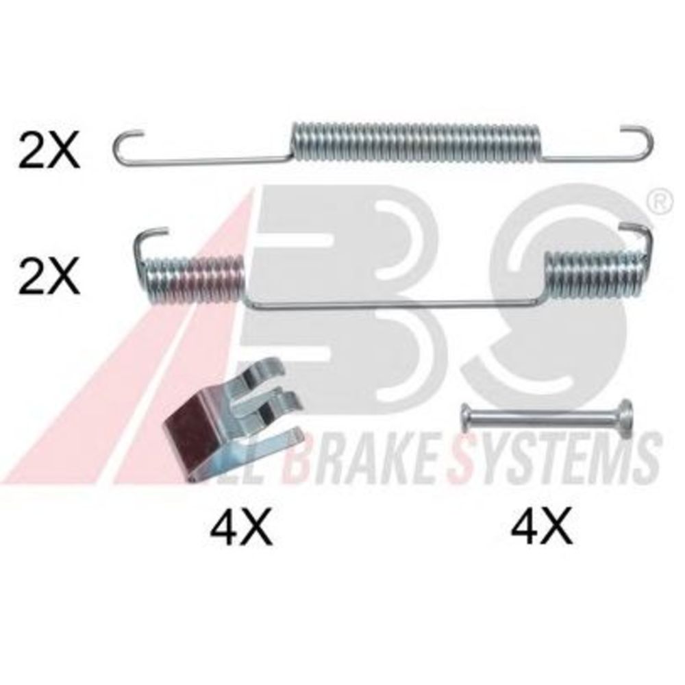 Jarrukenkien asennussarja 23-0608