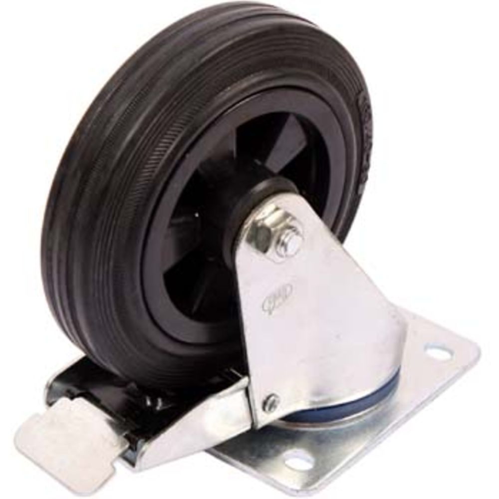 Kalustepyörä kääntyvä jarrulla 150 mm