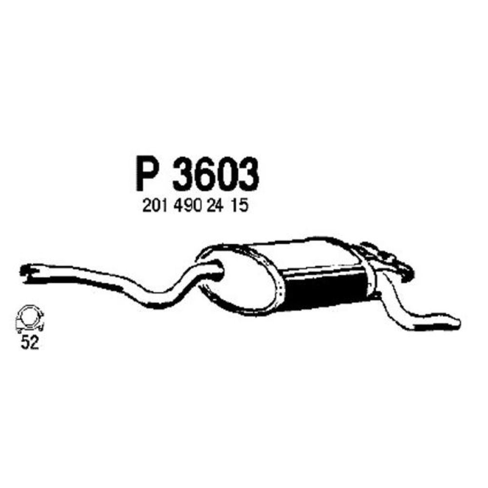 Takaäänenvaimentaja 14-3603