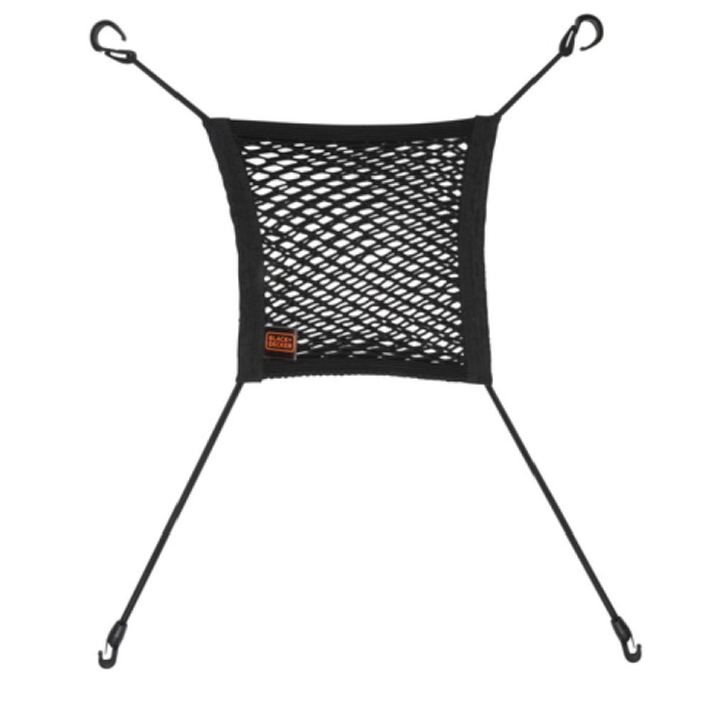 BLACK+DECKER suoja/säilytysverkko etuistuimien väliin 30 x 28 cm