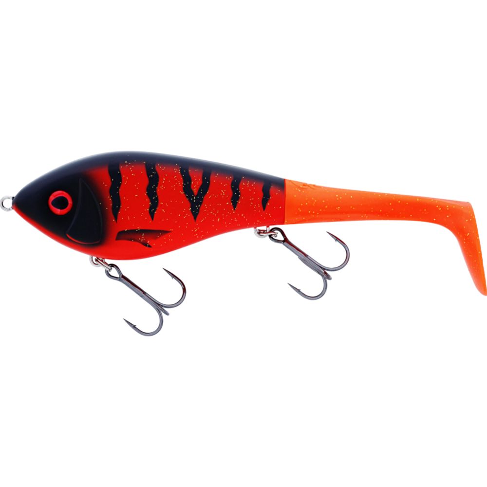 Westin Swim Tail jerkki 12 cm 62 g Suspending väri: 3d Motoroil Blood