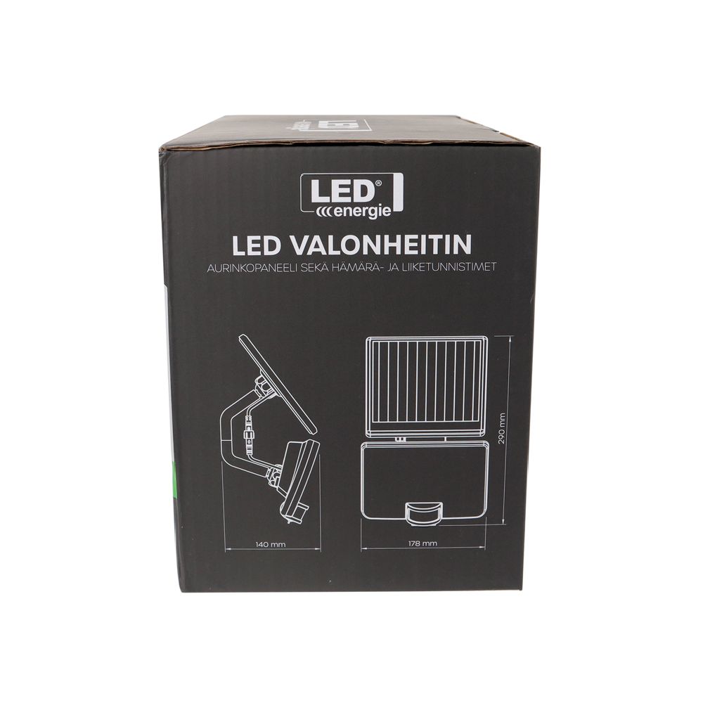 Led Energie solar-valonheitin 10W 1200lm 4000K