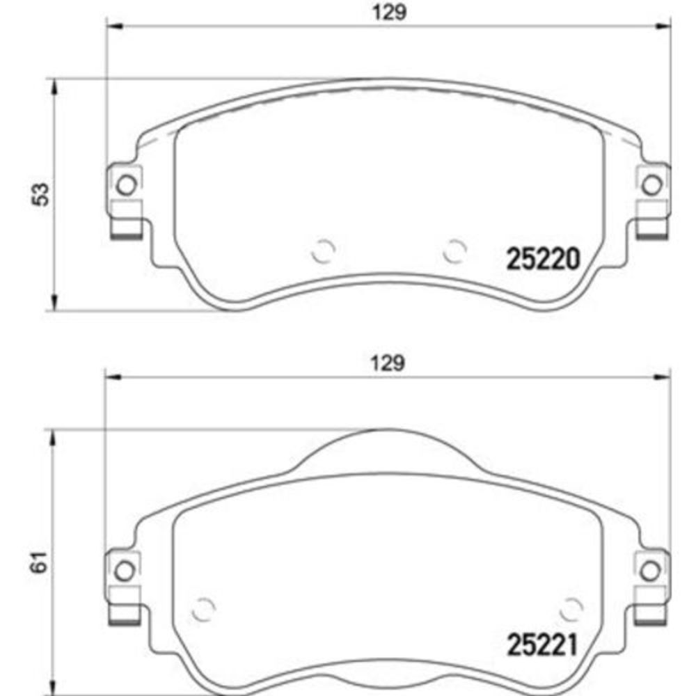 Piduriklotside komplekt 22-0492