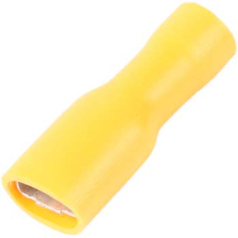 Flatstift isolerat gult hona 10 st.