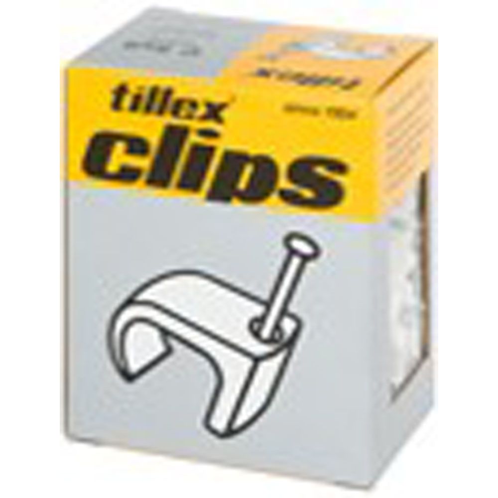 Kabelklammer C 10–14 mm svart 100 st.