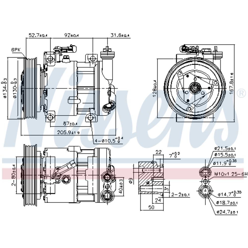 Ilmastointilaitteen kompressori 30-00252