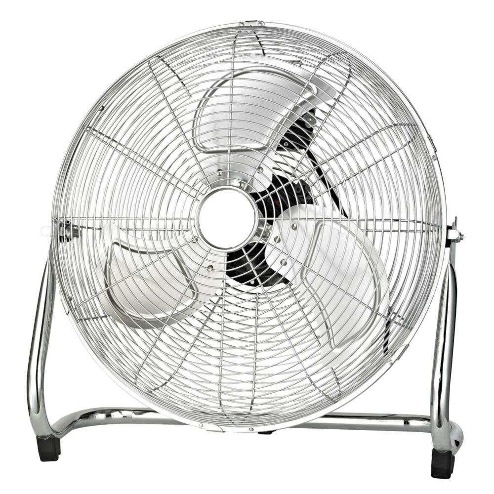 Metallisk golvfläkt 45 cm 100 W
