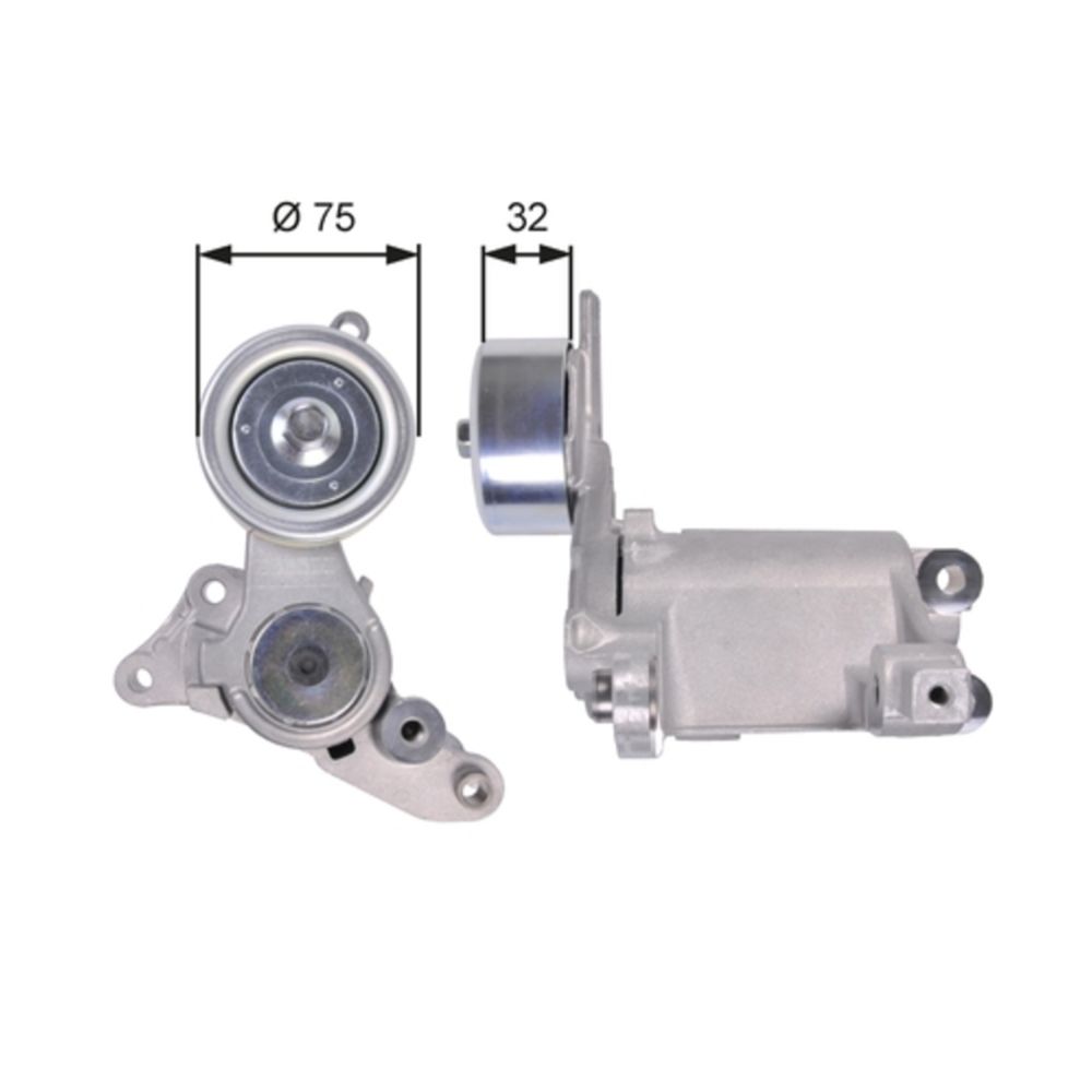 Moniurahihnan kiristysrulla 30-0736