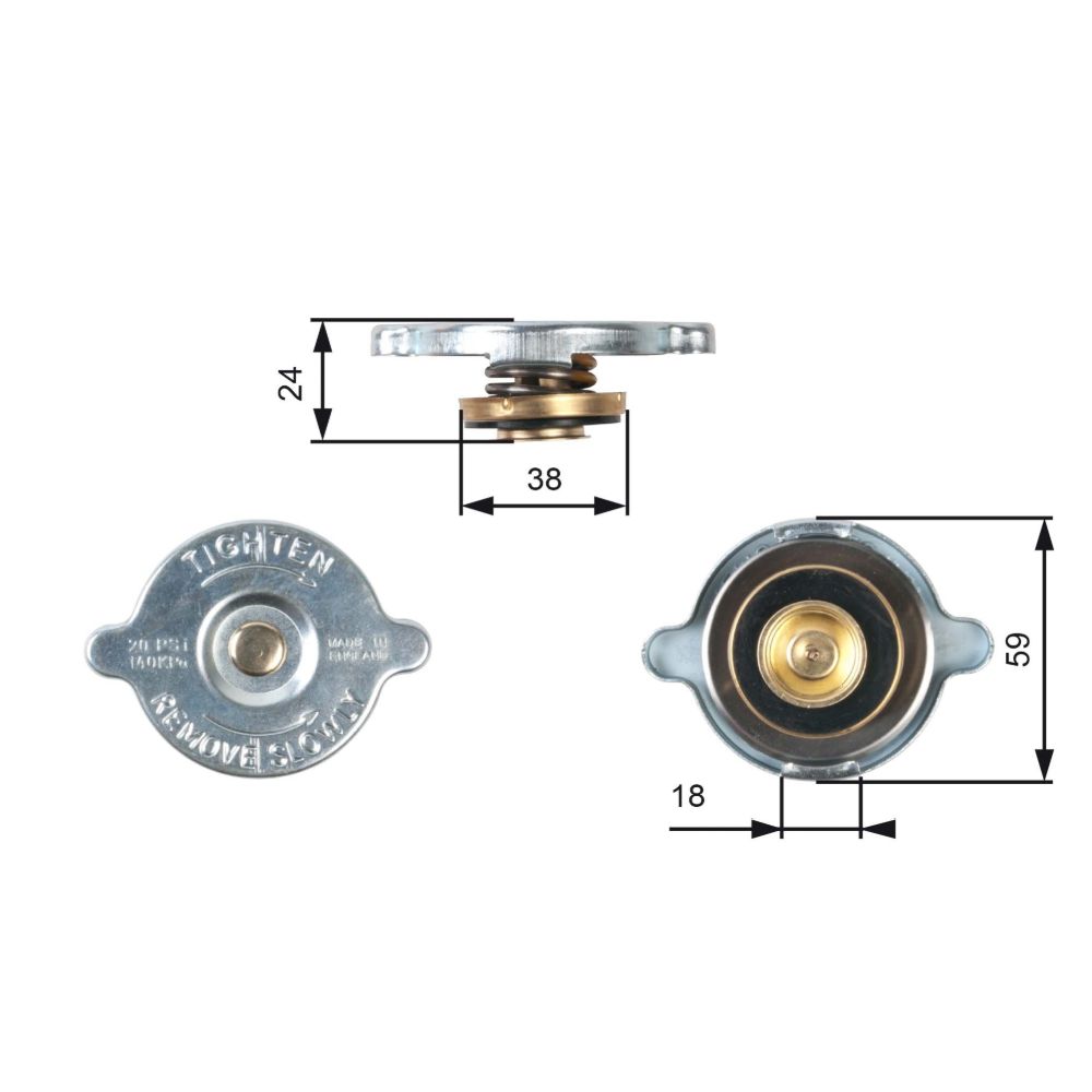 Radiaatori kork 30-7460