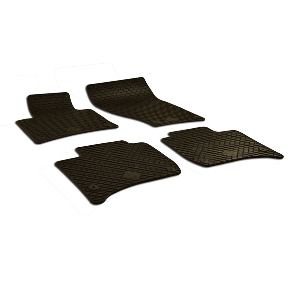 Kummimattide komplekt, VW Touareg, Porsche Cayenne, 2010—2017, must