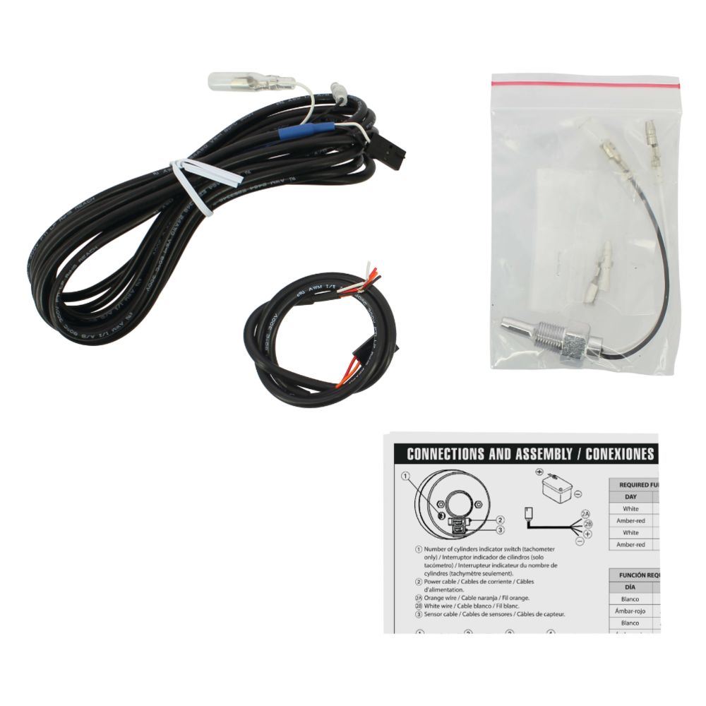 Race Sport Performance digital LED-spänningsmätare ø 52 mm