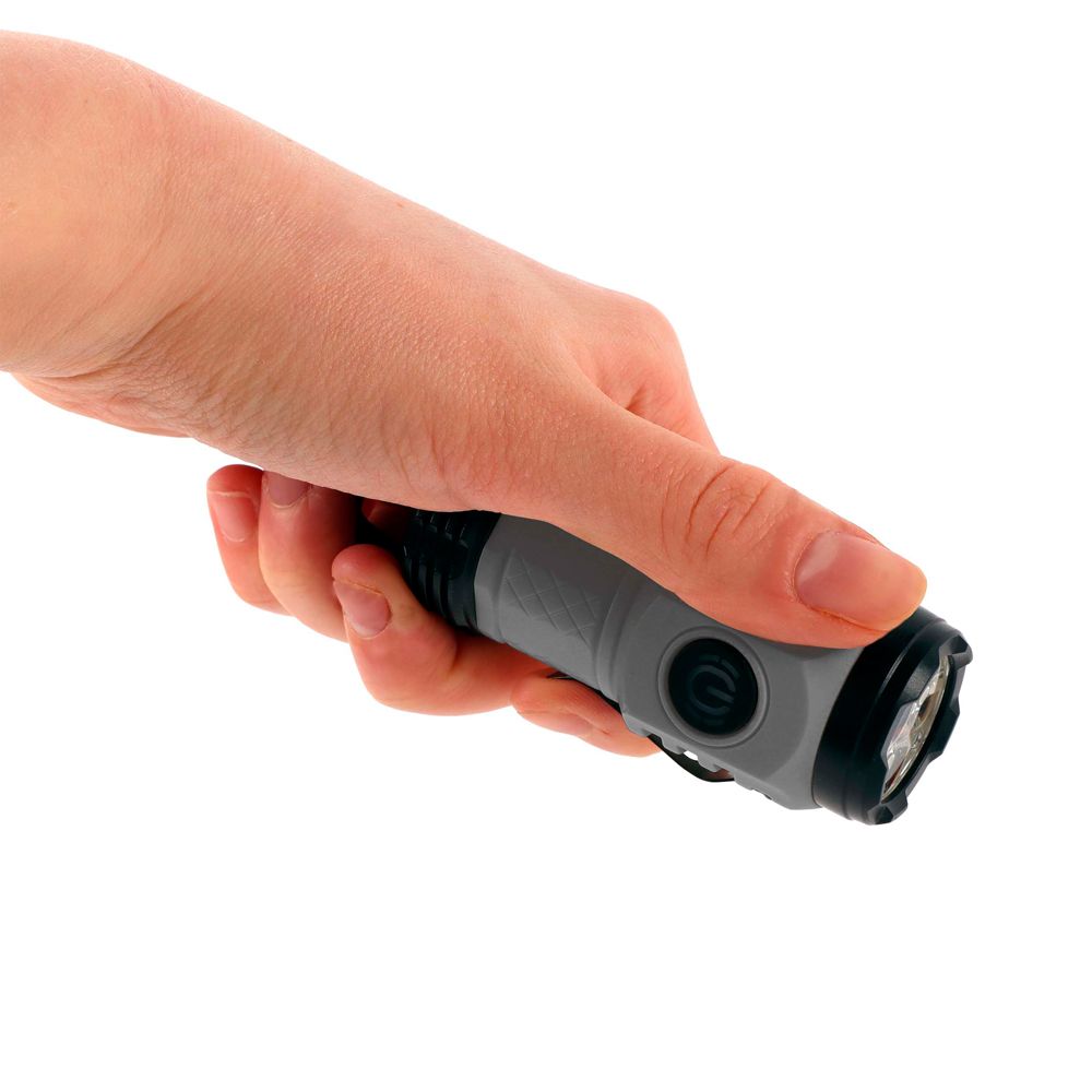 Berg Mini LED-taskulamppu 400 lm harmaa ladattava