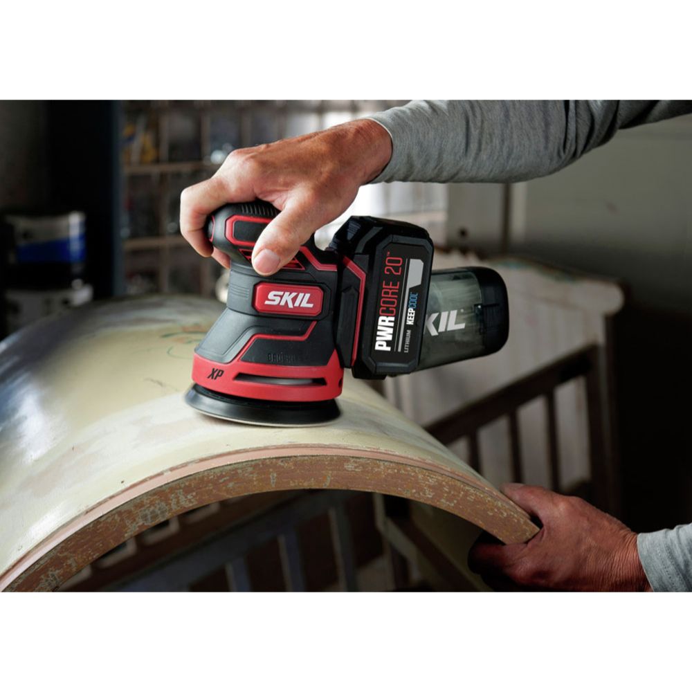 Skil 3750 FA XP kolborstfri batteridriven excenterslip 125 mm 20 V