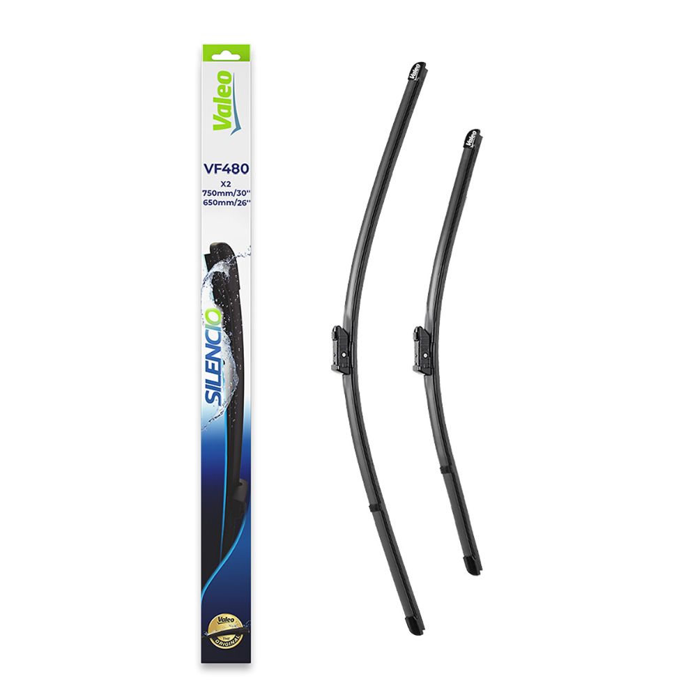 Valeo X-trm/AeroTwin VM480/VF480/A120S pyyhkijänsulkapari 75 + 65 cm