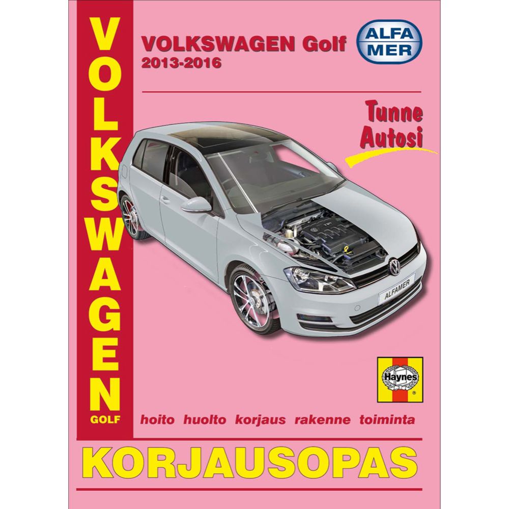 Korjausopas VW Golf bensiini/diesel 2013-2016