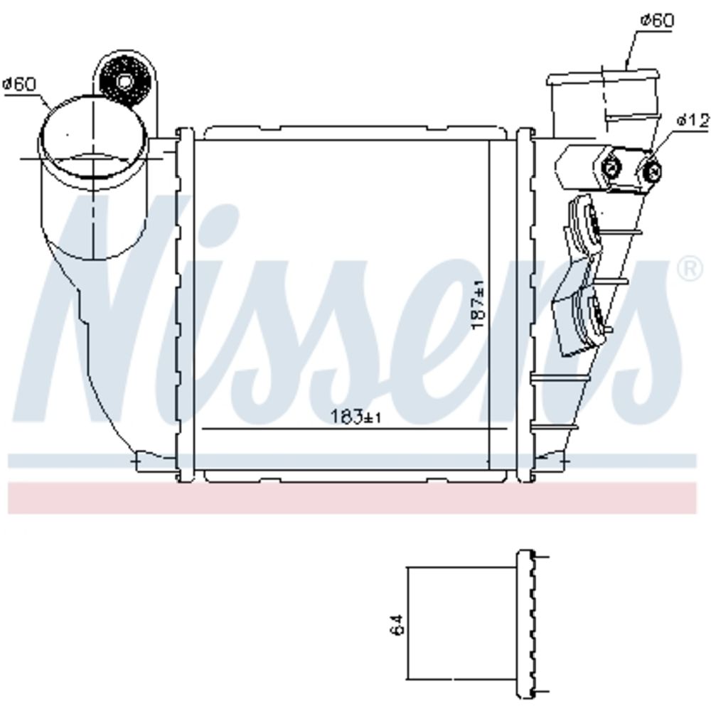 Kompressoriõhu radiaator 30-00041