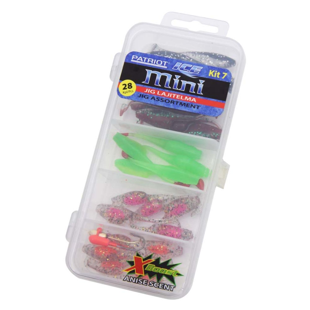 Patriot Ice Mini pilkkijigilajitelma 28 kpl