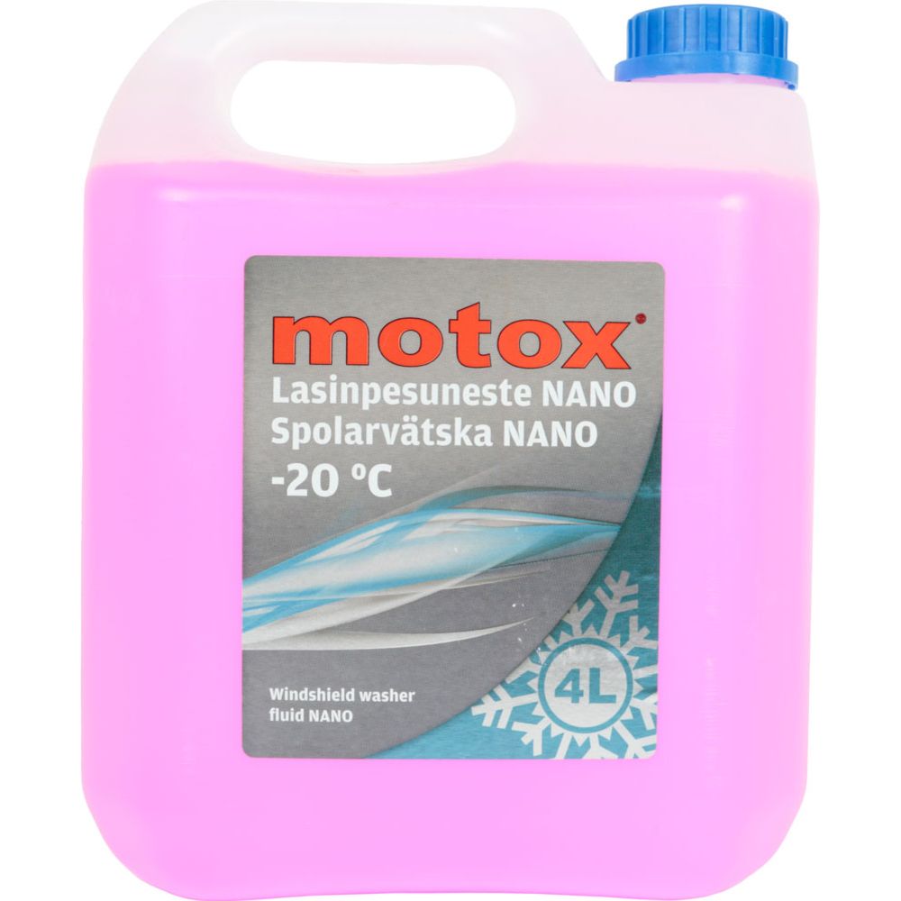 Motox spolarvätska Nano -20 °C färdigblandad 4 L