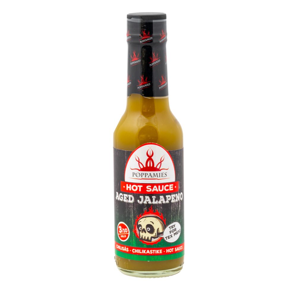Poppamies Hot Sauce Aged Jalapeno chilisås 150 ml