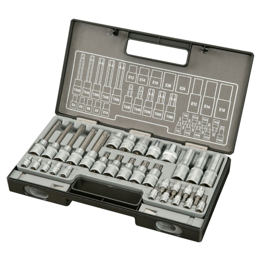 MTX Tools Basic Torx-padrunite ja -otsikute kompekt 32 osa