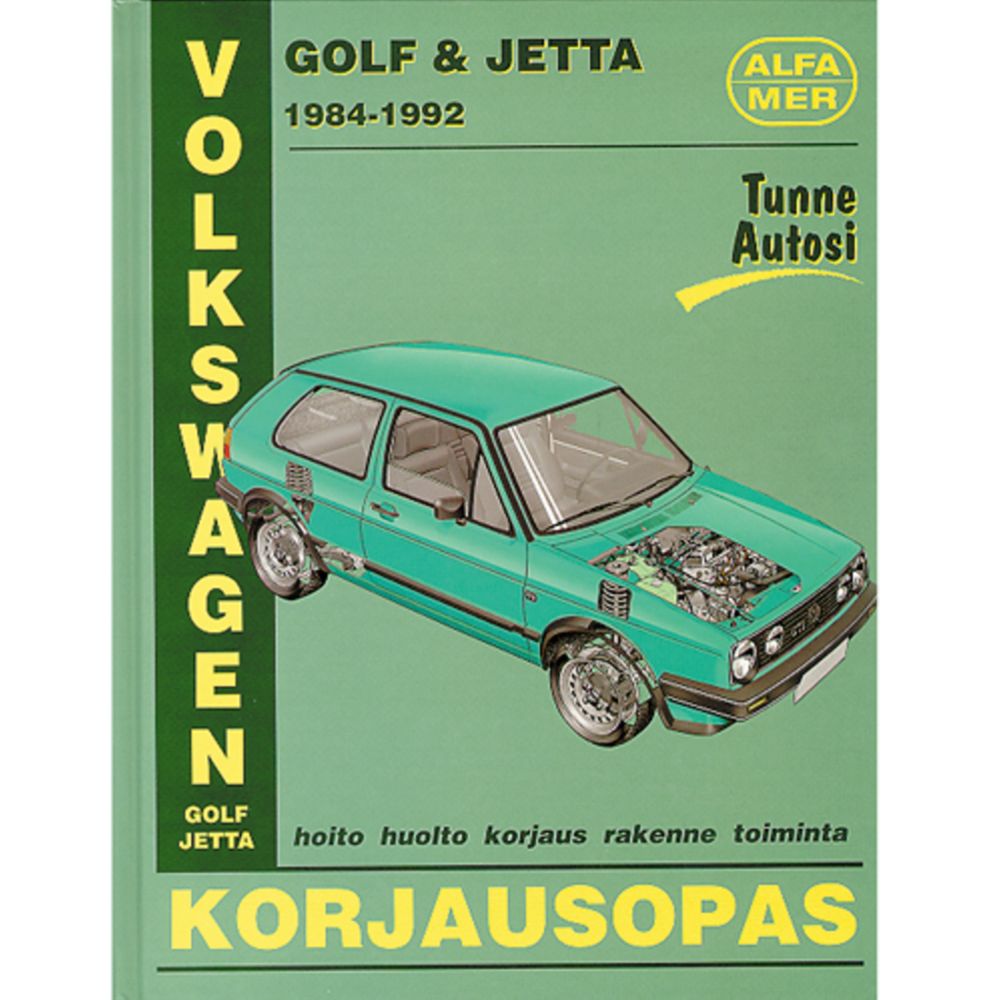 Korjausopas VW Golf/Jetta 84->92