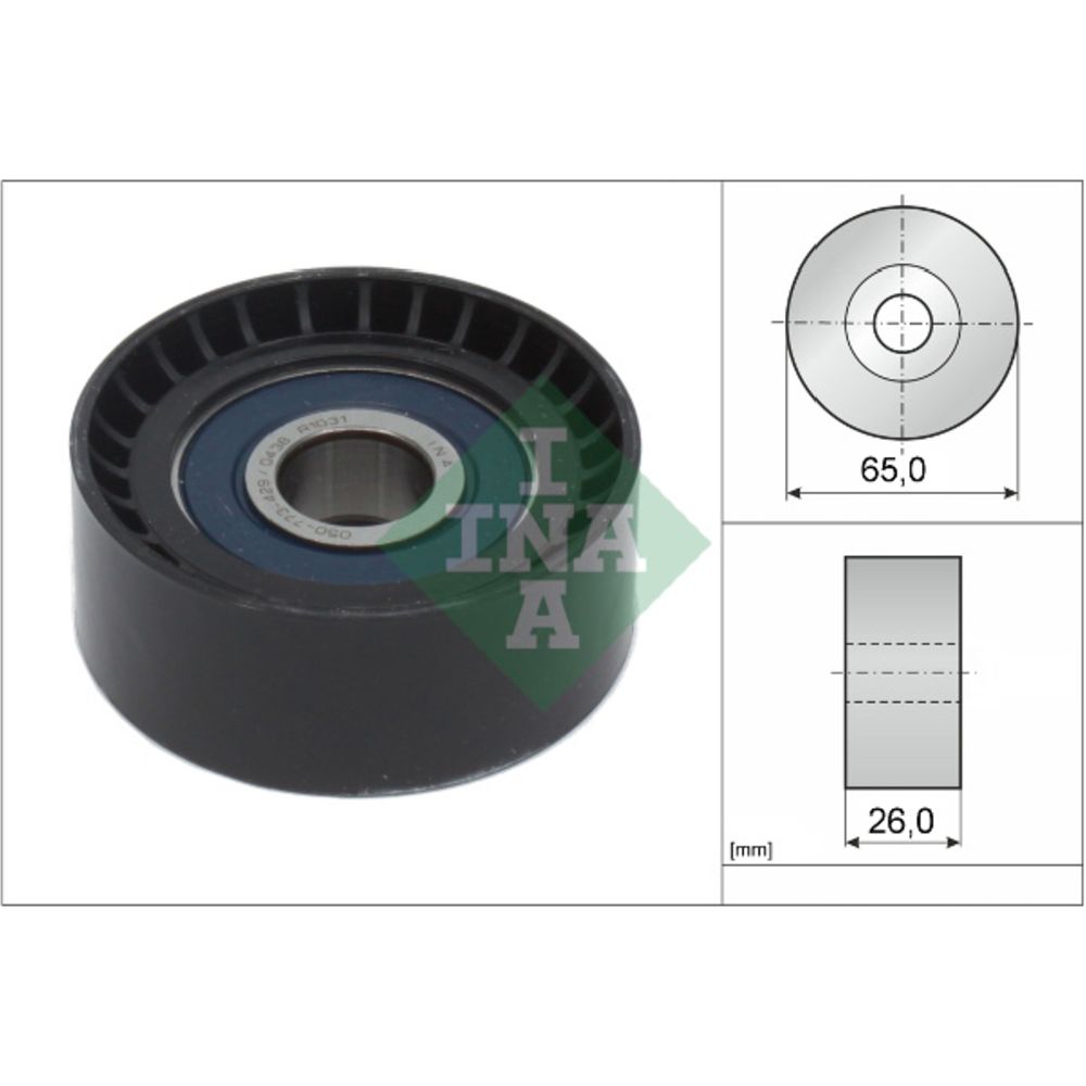 Styrrulle, multiribbrem 30-04641