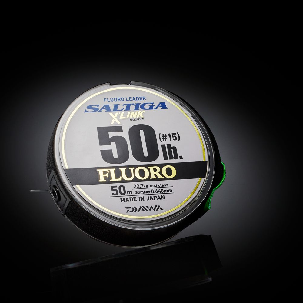 Daiwa Saltiga X'Link fluorocarbon perukemateriaali 30 m Natural clear