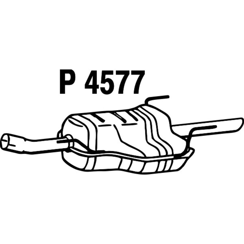 Takaäänenvaimentaja 14-4467