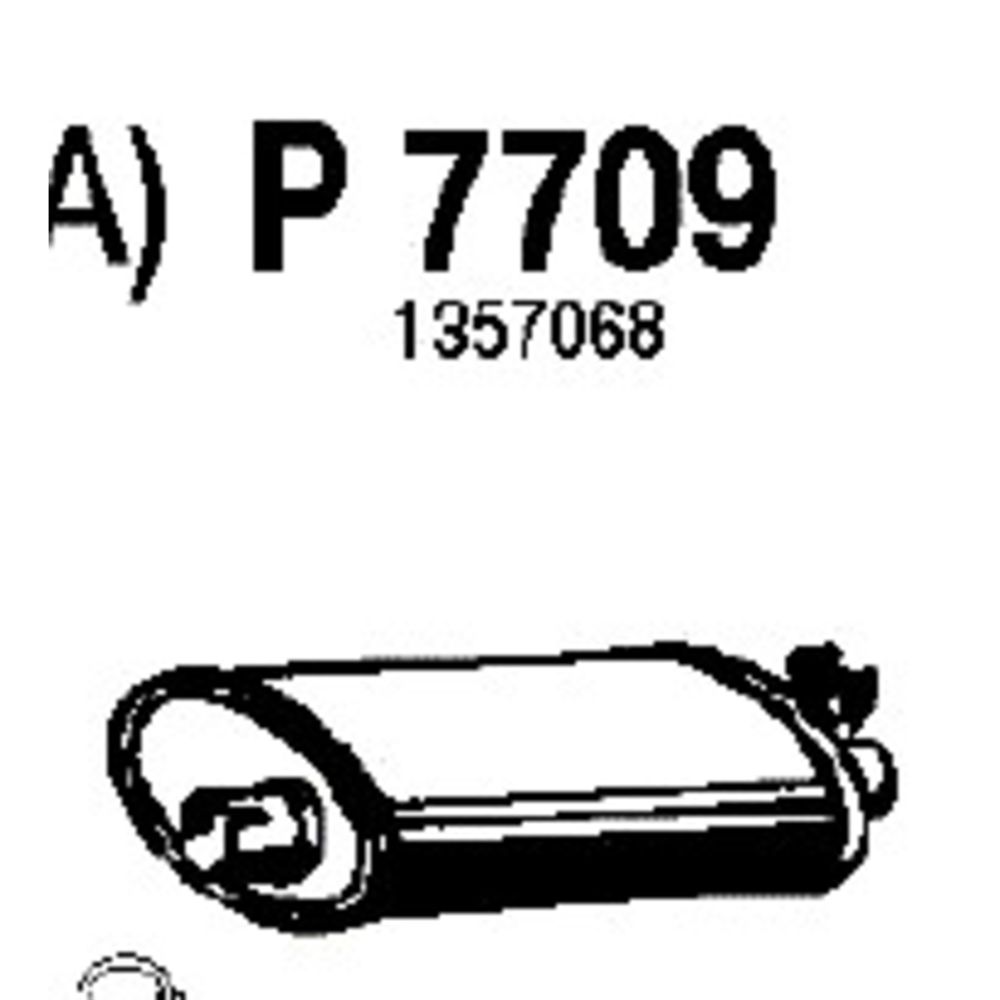 Takaäänenvaimentaja 14-7709