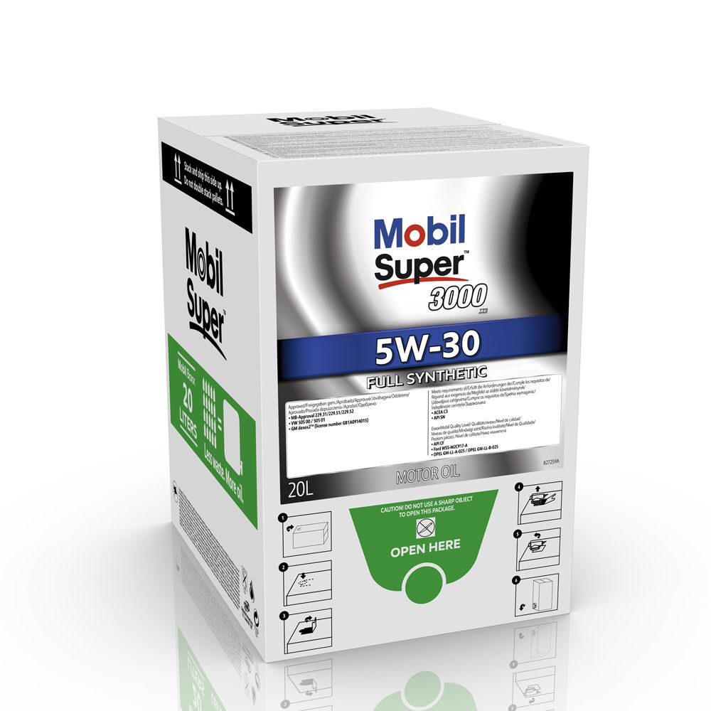 MOBIL SUPER 3000 XE 5W-30 - bag-in-box 20 L