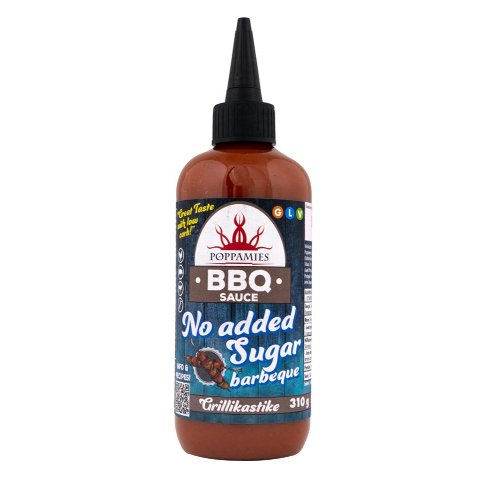 Poppamies BBQ Sauce No added sugar grillsås 310 g